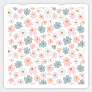 Pastel Flowers Sticker